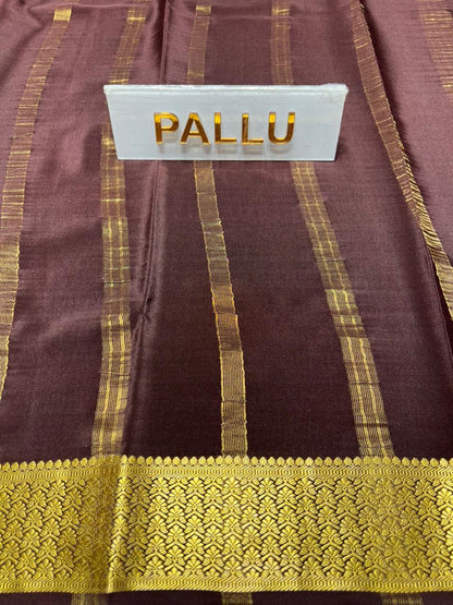 Pure Mysore Silk Saree.