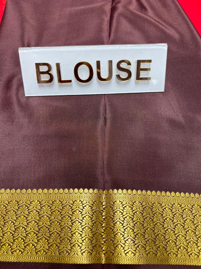 Pure Mysore Silk Saree.