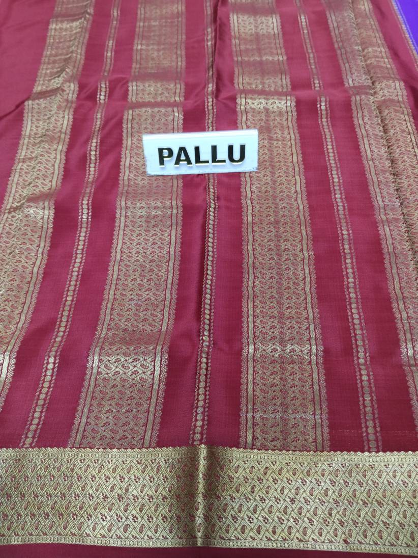 Pure Mysore Silk Saree.