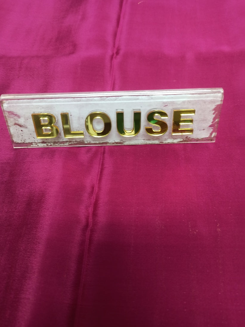 Pure Mysore Silk Saree