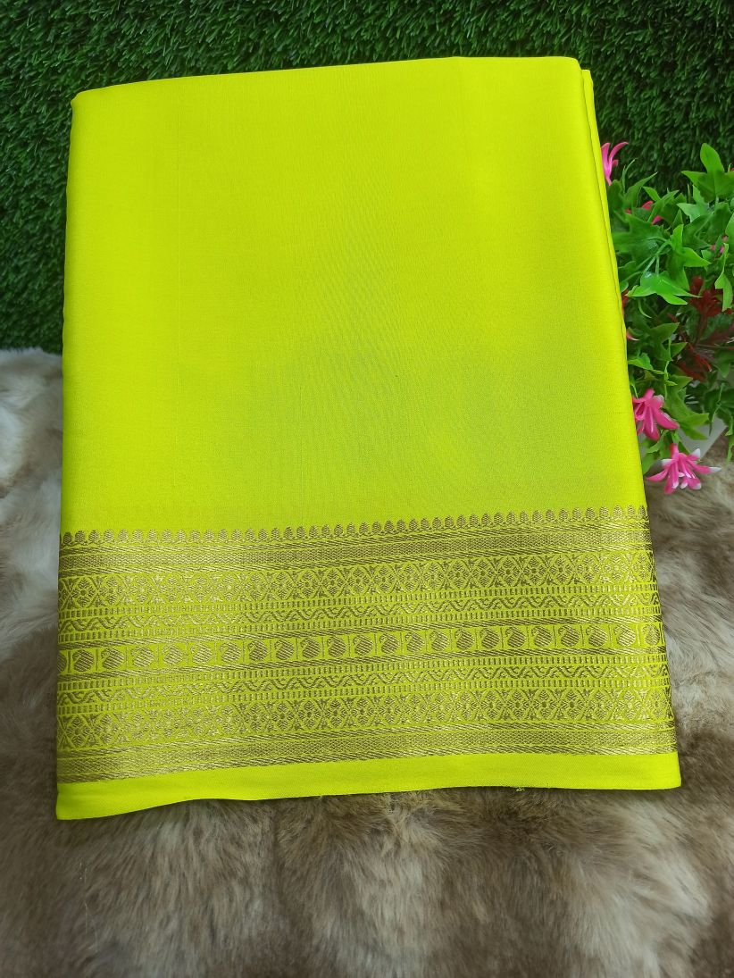 Pure Mysore Silk Saree.