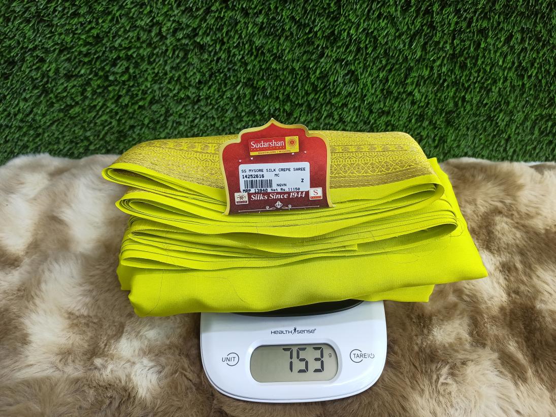 Pure Mysore Silk Saree.