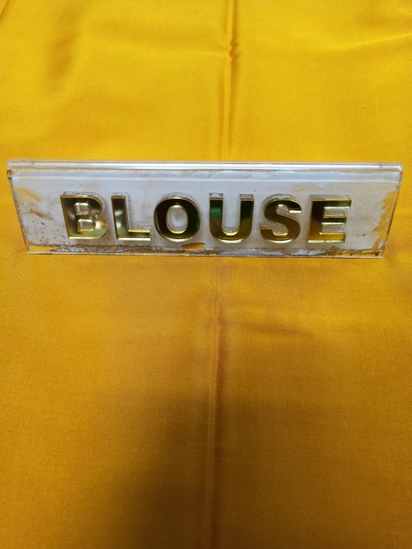 Pure Mysore Silk Saree.