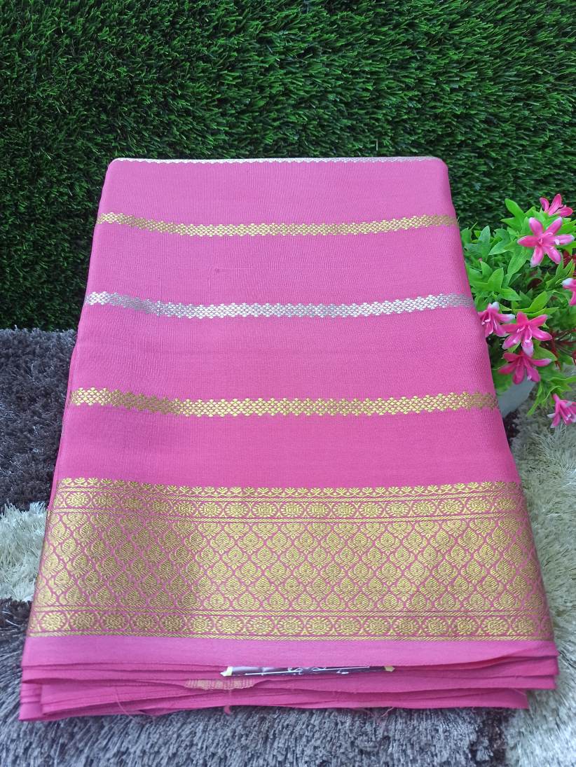 Pure Mysore Silk Saree.