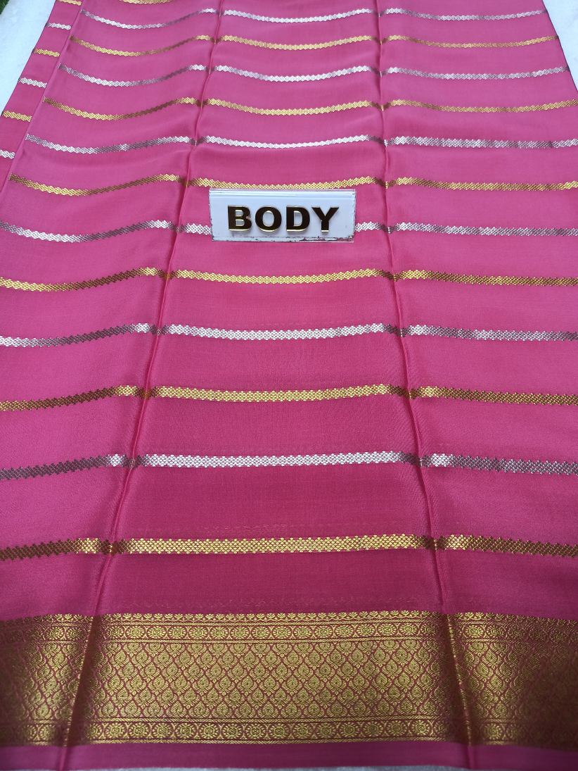 Pure Mysore Silk Saree.