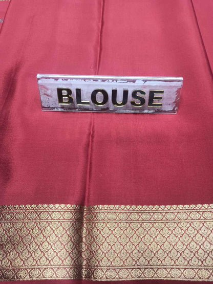 Pure Mysore Silk Saree.