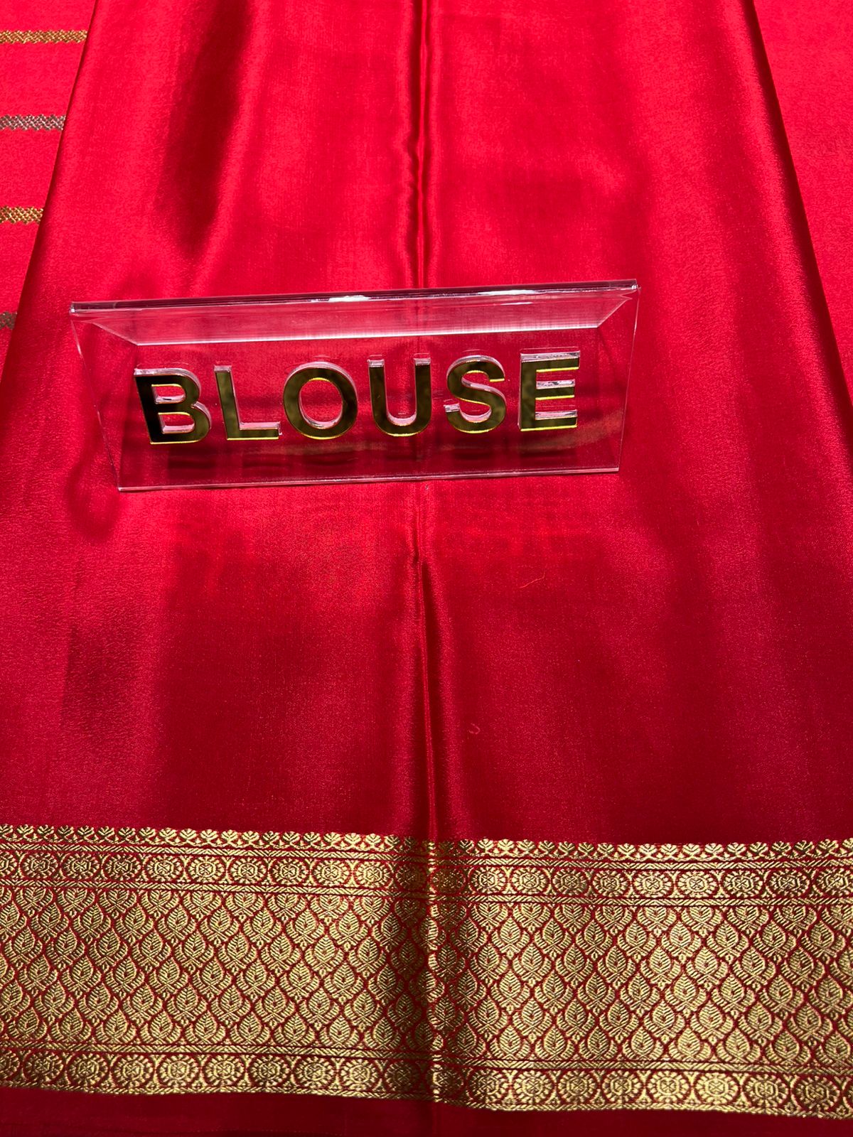 Pure Mysore Silk Saree.