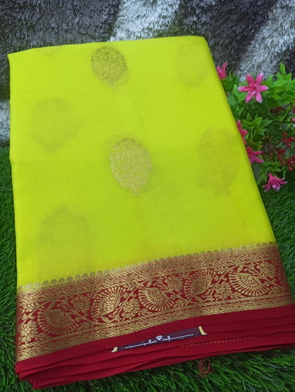 Pure Mysore Silk Saree.