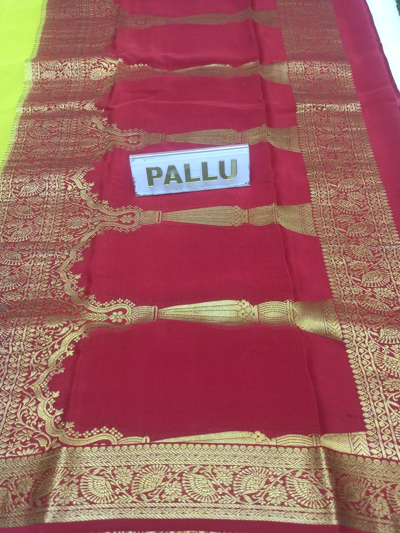 Pure Mysore Silk Saree.
