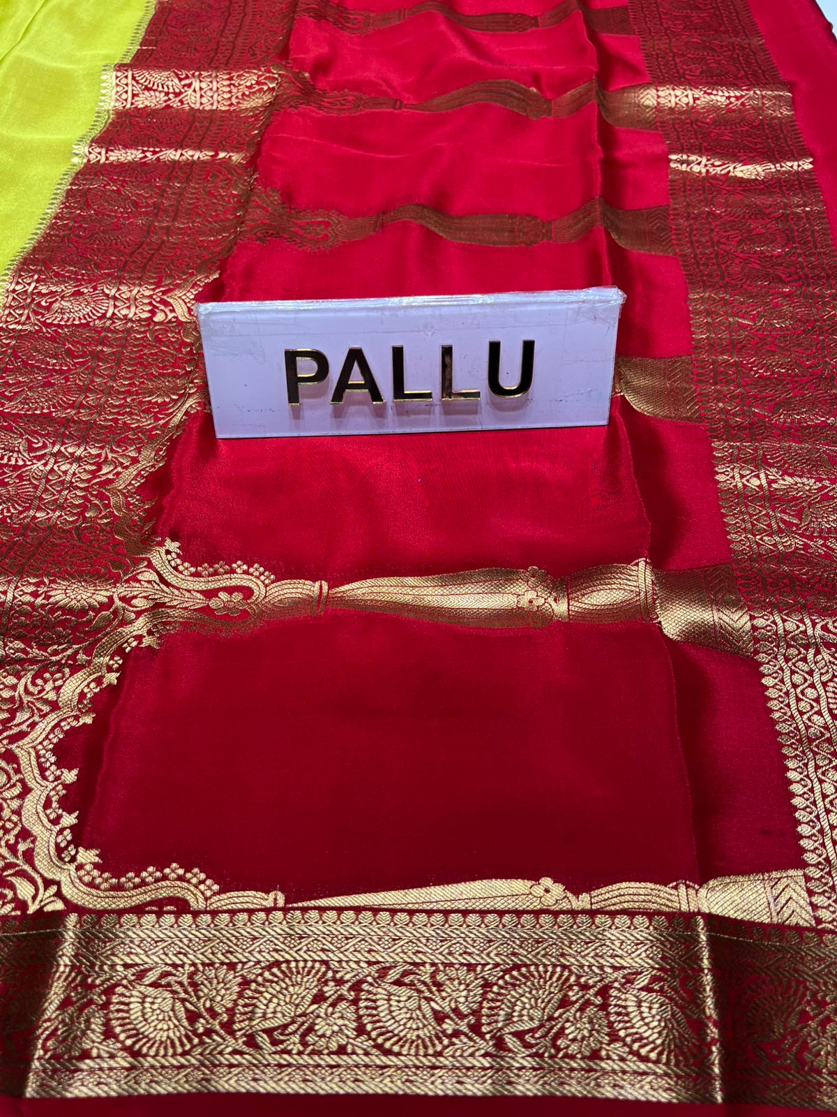 Pure Mysore Silk Saree.