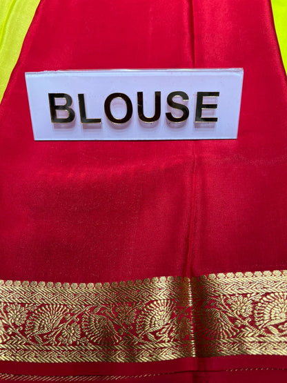 Pure Mysore Silk Saree.