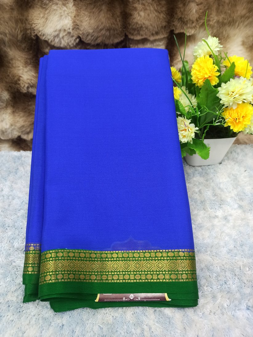Pure Mysore Silk Saree ( 60 Grams )
