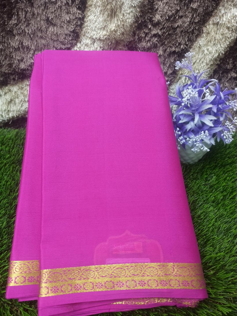 Pure Mysore Silk Saree (60 Grams )