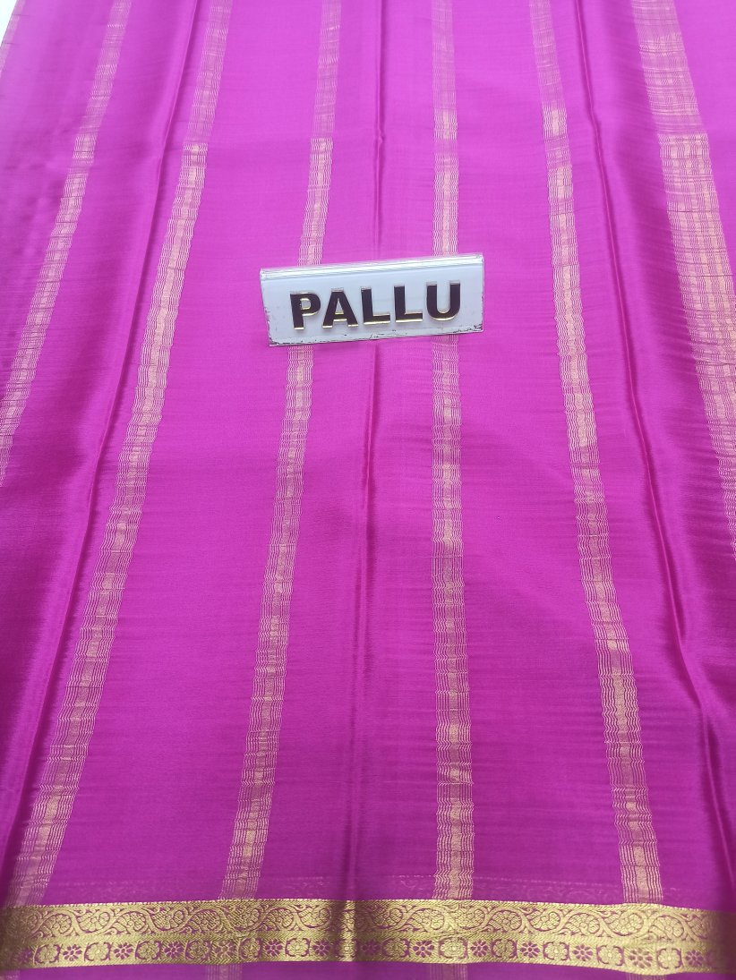 Pure Mysore Silk Saree (60 Grams )