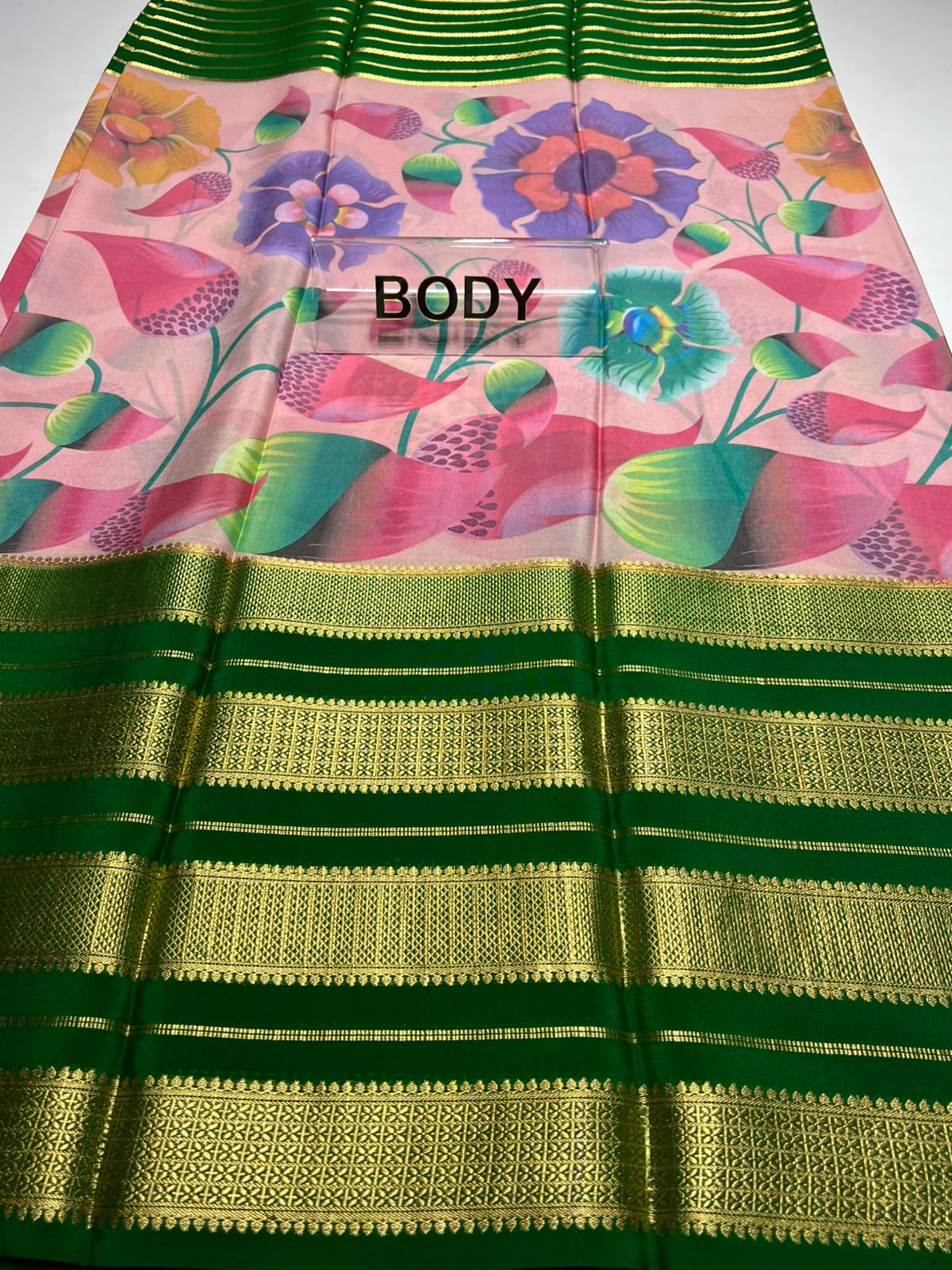 Pure Mysore Silk Saree.