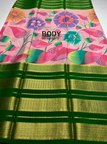 Pure Mysore Silk Saree.