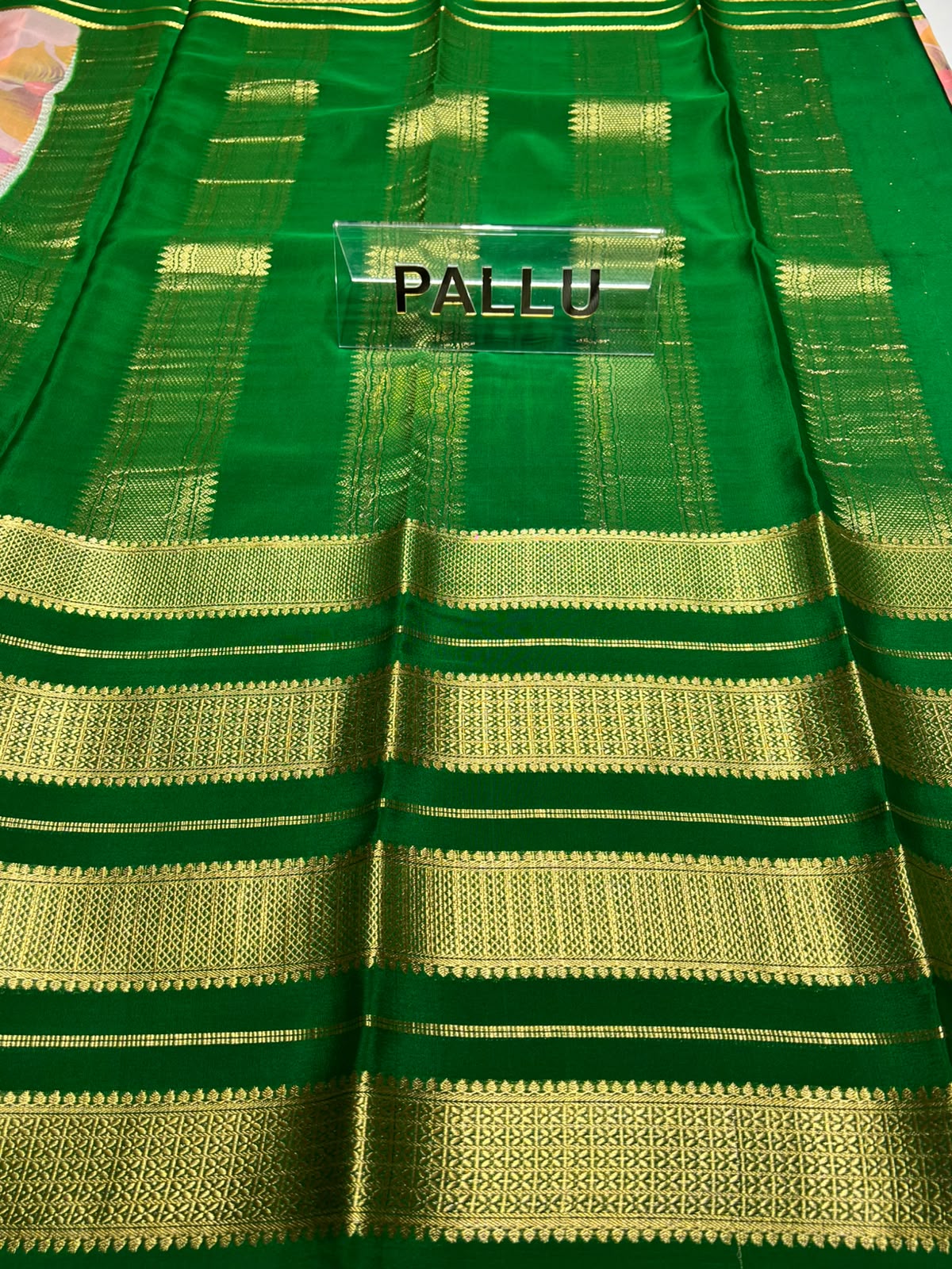 Pure Mysore Silk Saree.