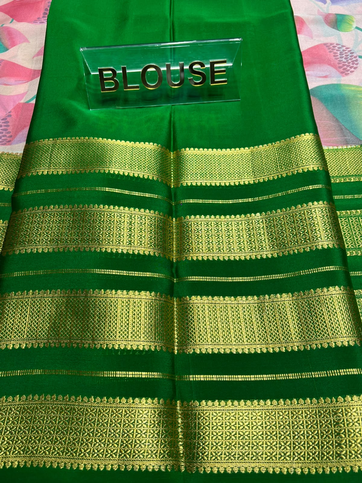 Pure Mysore Silk Saree.