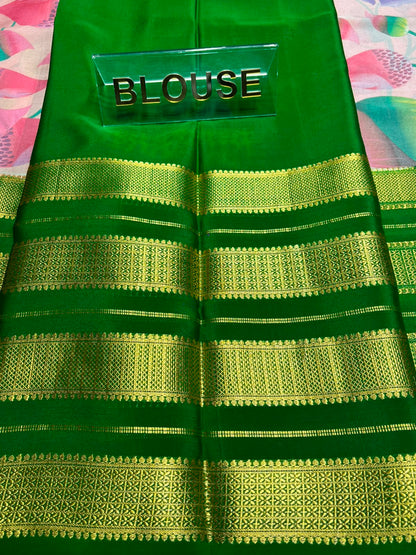 Pure Mysore Silk Saree.