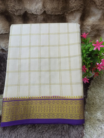 Pure Mysore Silk Saree.