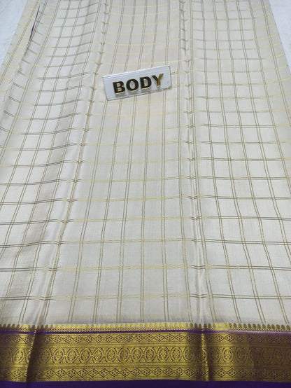 Pure Mysore Silk Saree.