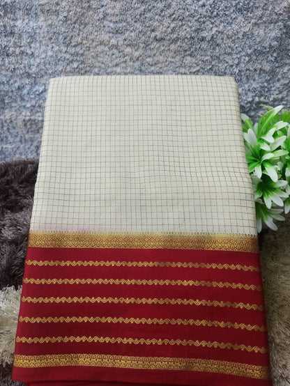 Pure Mysore Silk Saree.