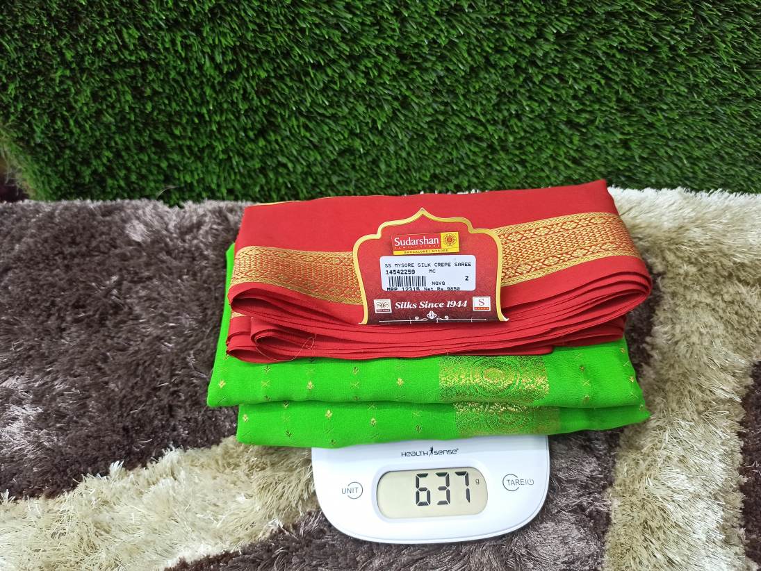 Pure Mysore Silk Saree.