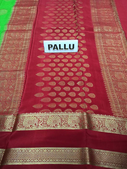 Pure Mysore Silk Saree.