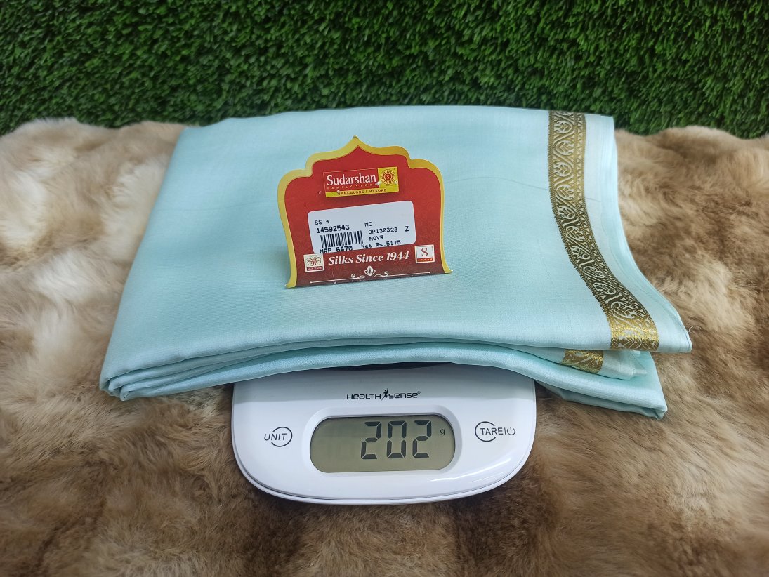 Pure Mysore Silk Saree( 60 Grams )