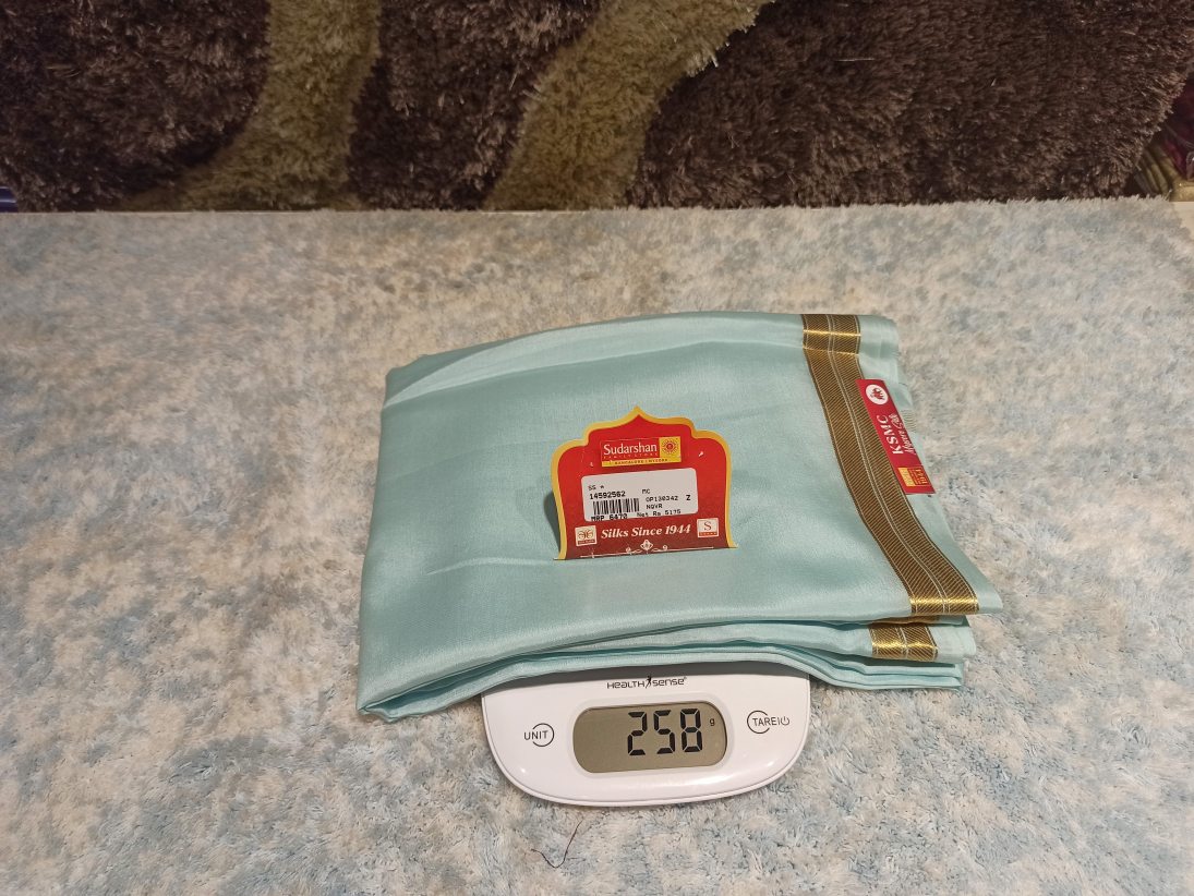 Pure Mysore Silk Saree (60 Grams )