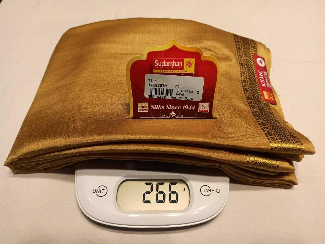 Pure Mysore Silk Saree (60 Grams )