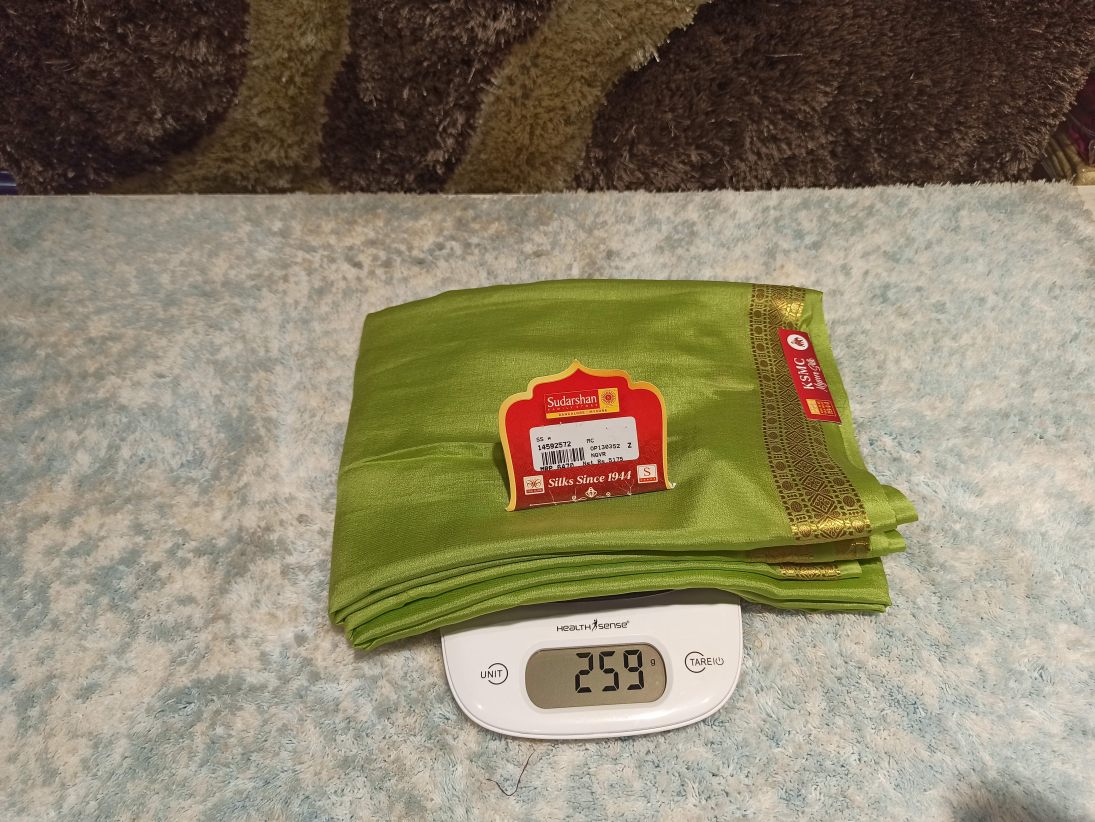 Pure Mysore Silk Saree (60 Grams )