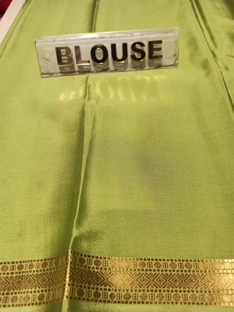 Pure Mysore Silk Saree (60 Grams )