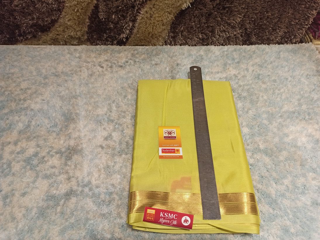 Pure Mysore Silk Saree (60 Grams )