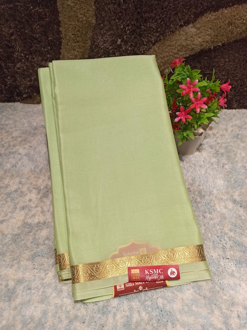 Pure Mysore Silk Saree (60 Grams )