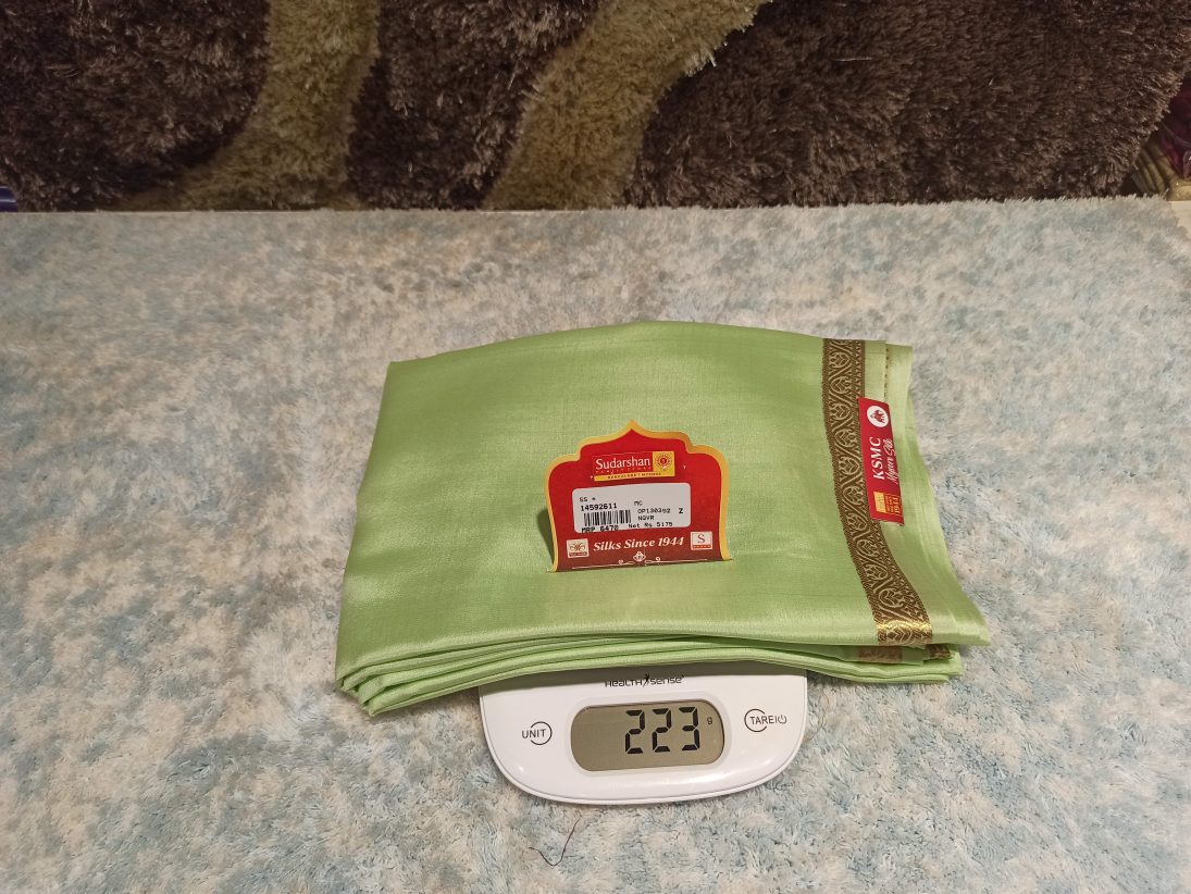 Pure Mysore Silk Saree (60 Grams )