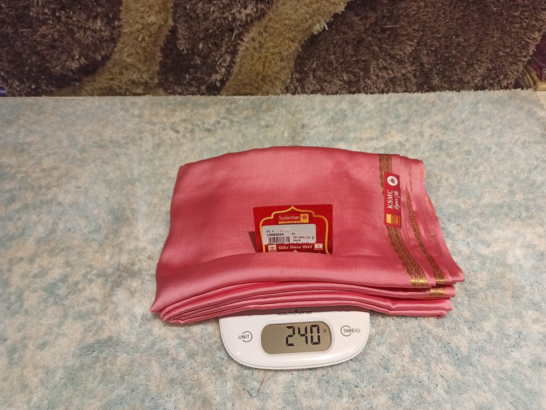 Pure Mysore Silk Saree (60 Grams )