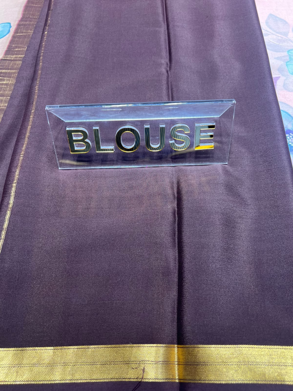 Pure Mysore Silk Saree.