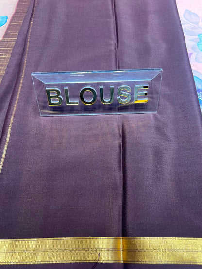 Pure Mysore Silk Saree.