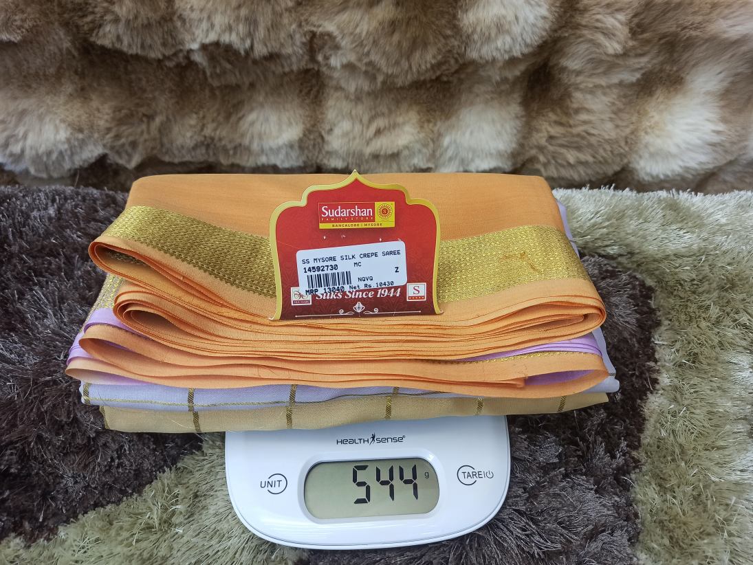 Pure Mysore Silk Saree.