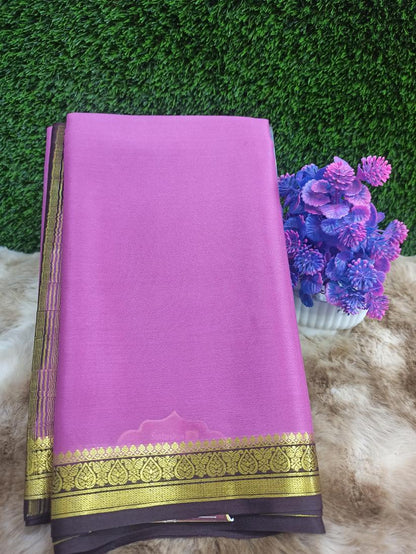 Pure Mysore Silk Saree( 60 Grams )