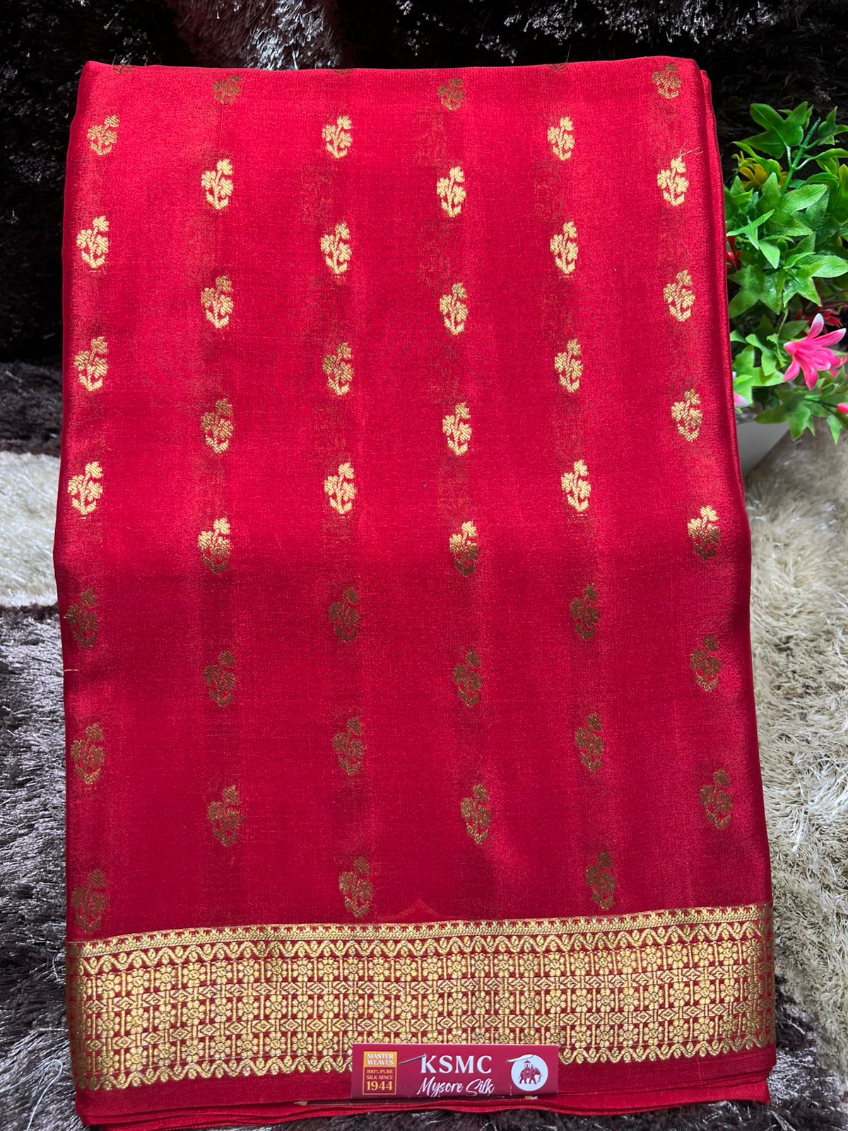 Pure Mysore Silk Saree.