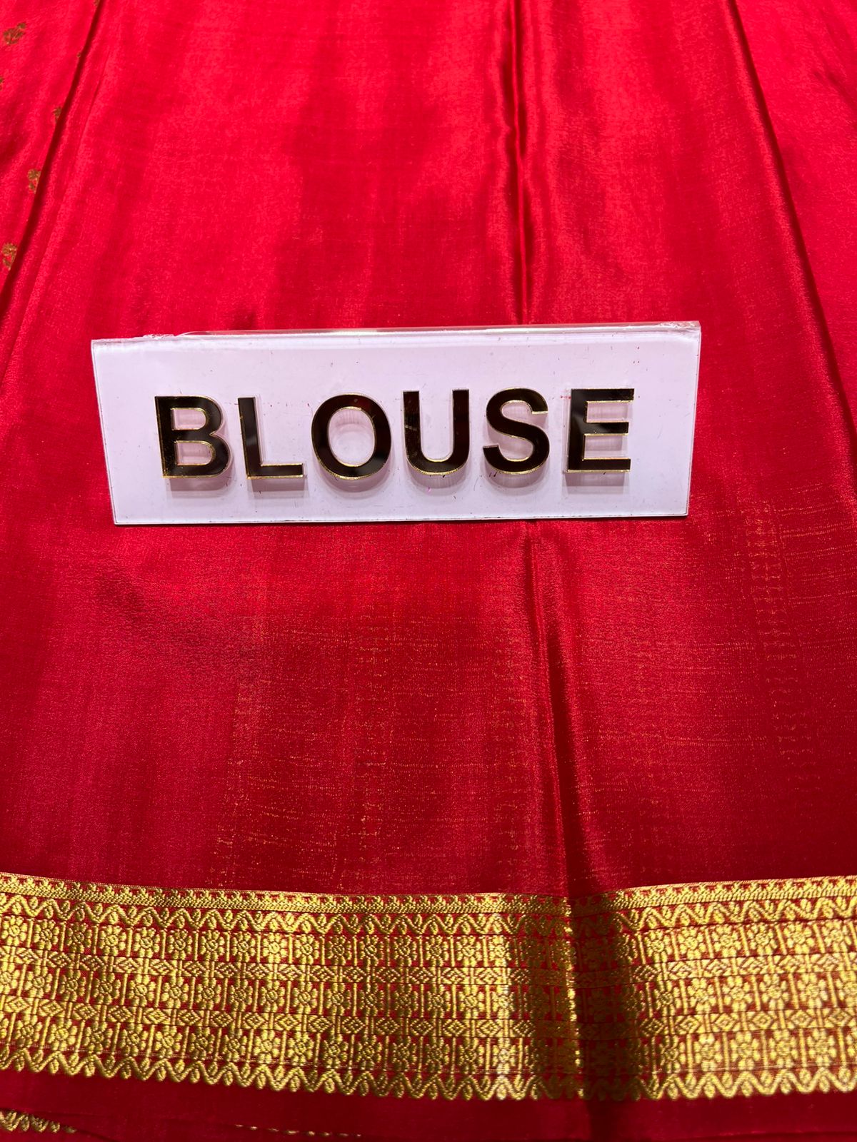 Pure Mysore Silk Saree.