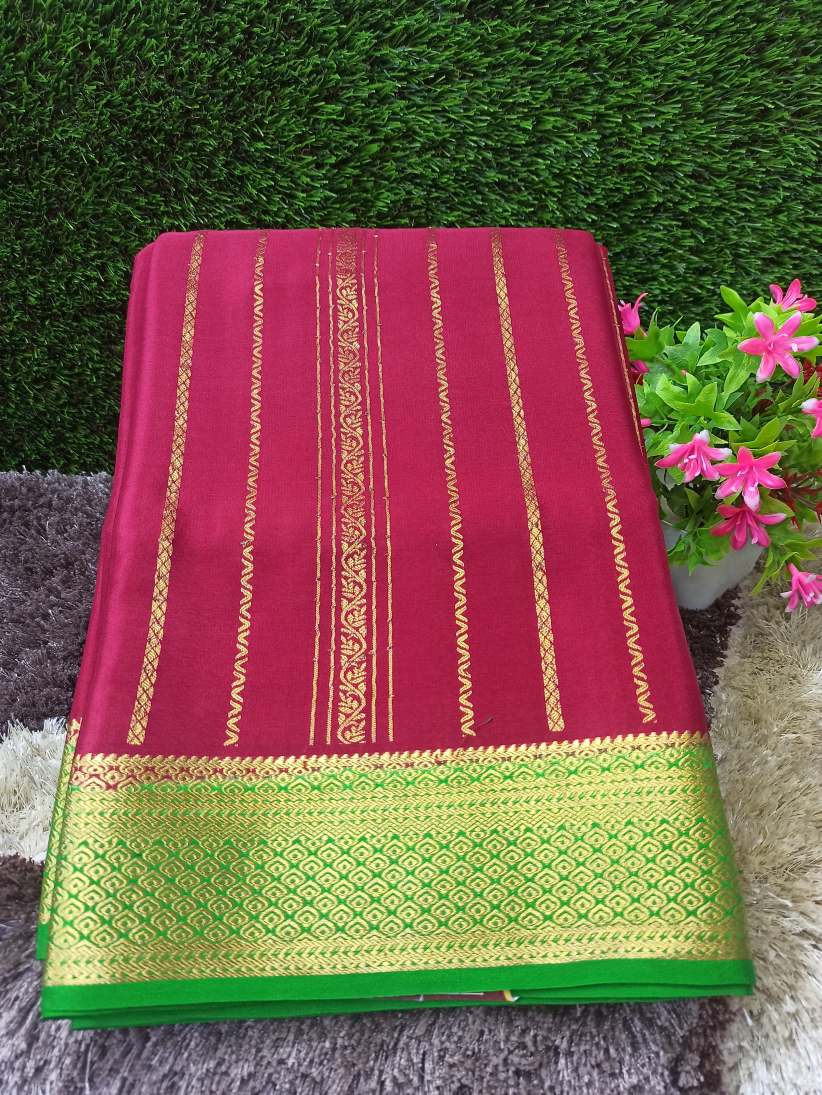Pure Mysore Silk Saree.