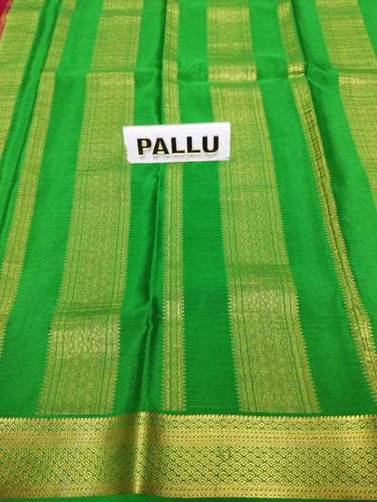 Pure Mysore Silk Saree.