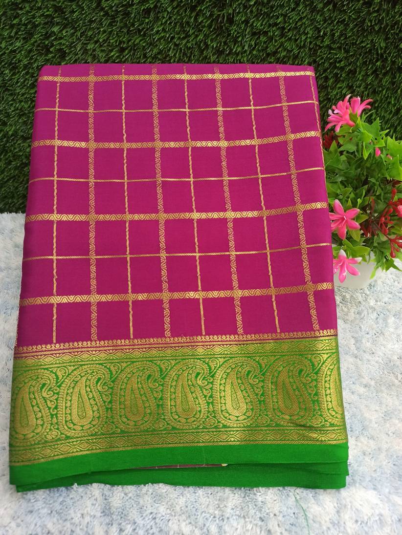 Pure Mysore Silk Saree.