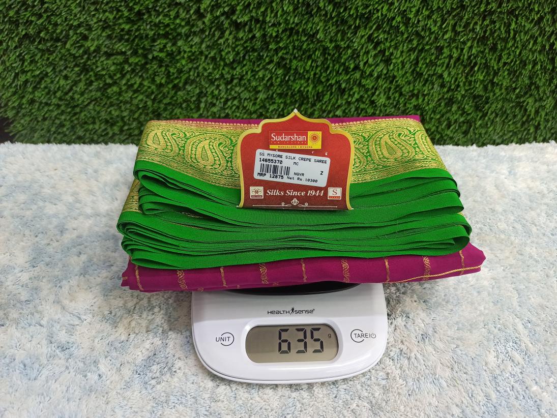 Pure Mysore Silk Saree.