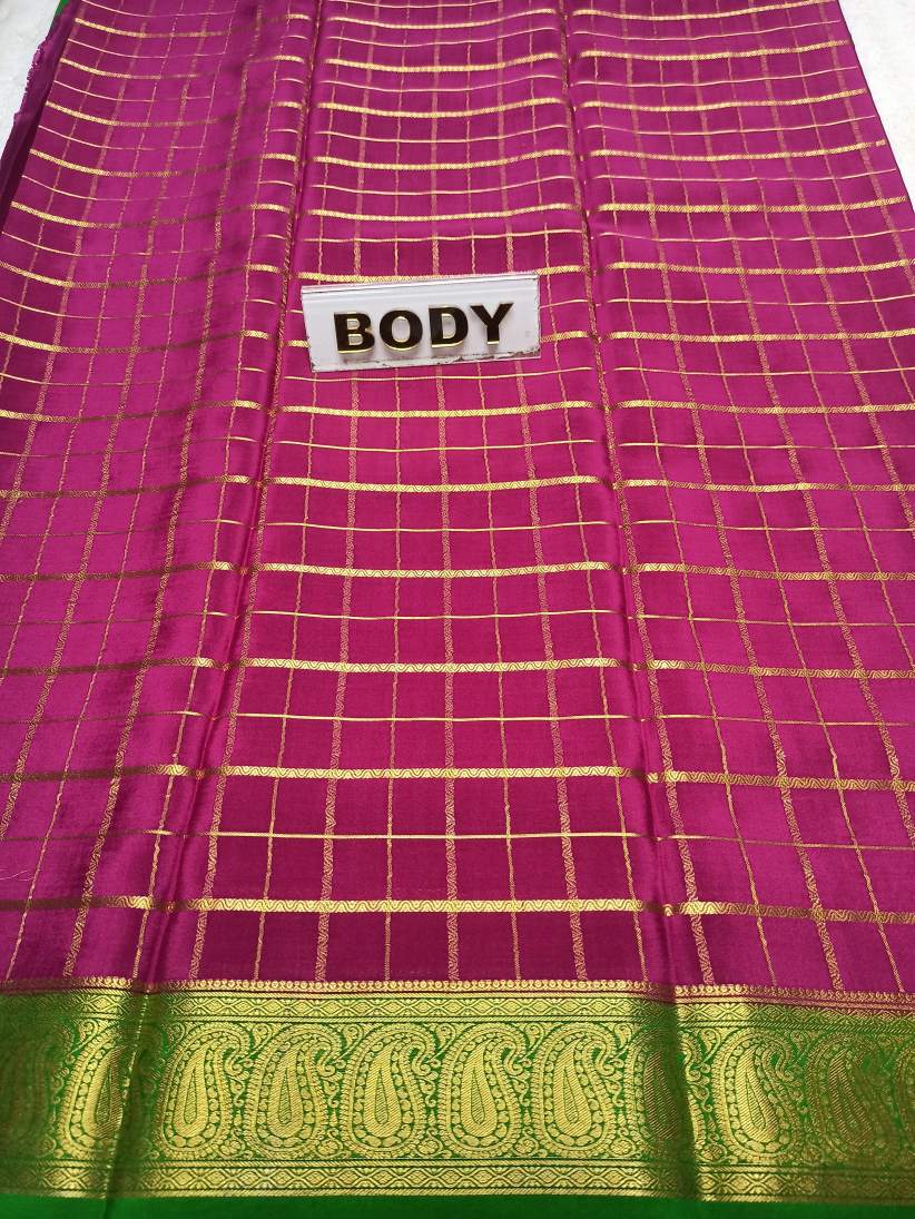 Pure Mysore Silk Saree.