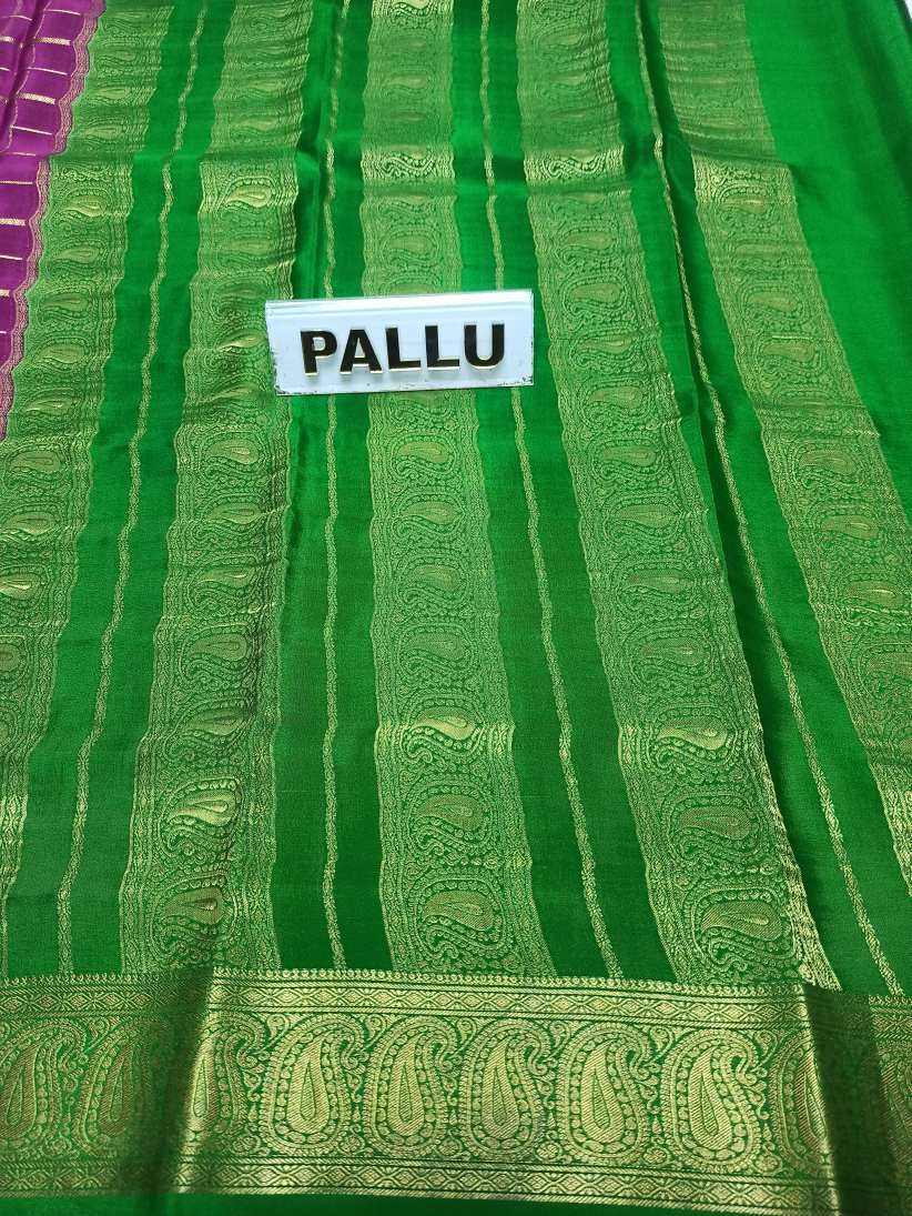 Pure Mysore Silk Saree.