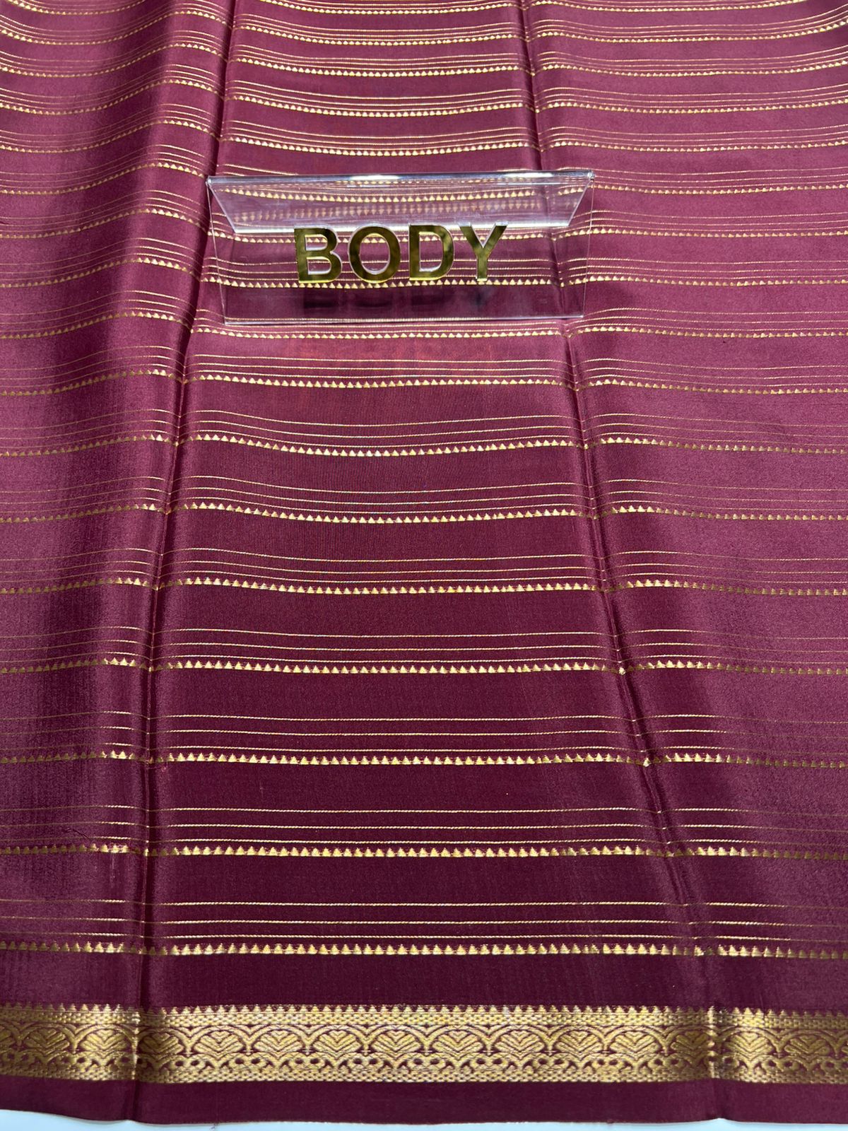 Pure Mysore Silk Saree.
